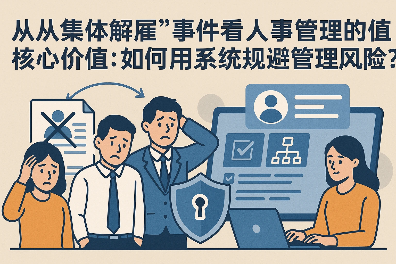 从“集体解雇”事件看人事管理软件的核心价值：如何用系统规避管理风险？