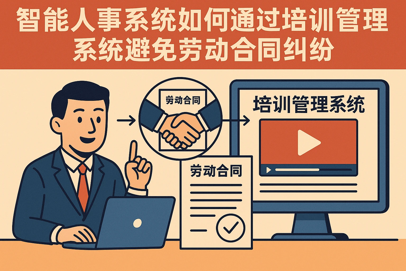 智能人事系统如何通过培训管理系统避免劳动合同纠纷