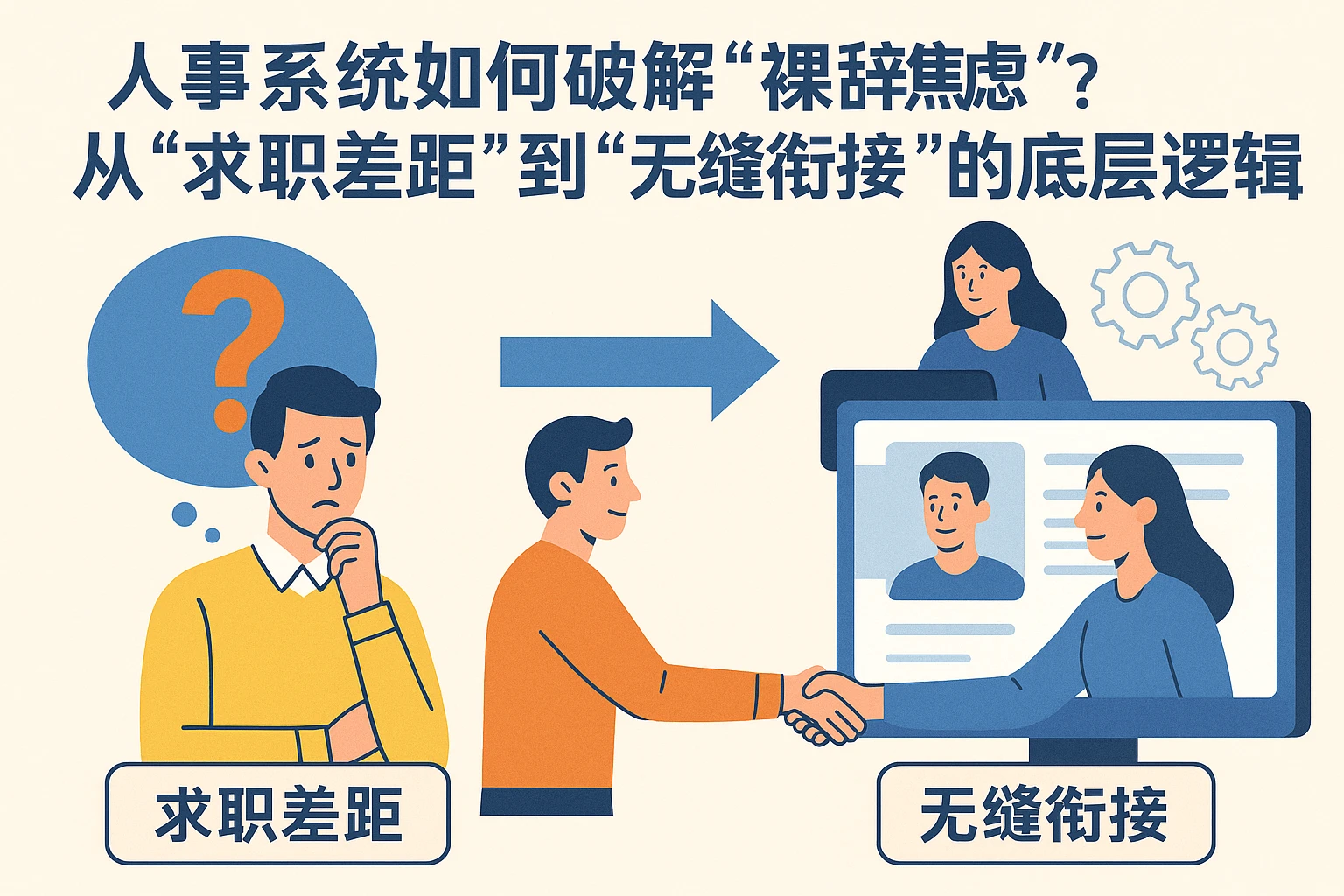 人事系统如何破解“裸辞焦虑”?从“求职差距”到“无缝衔接”的底层逻辑