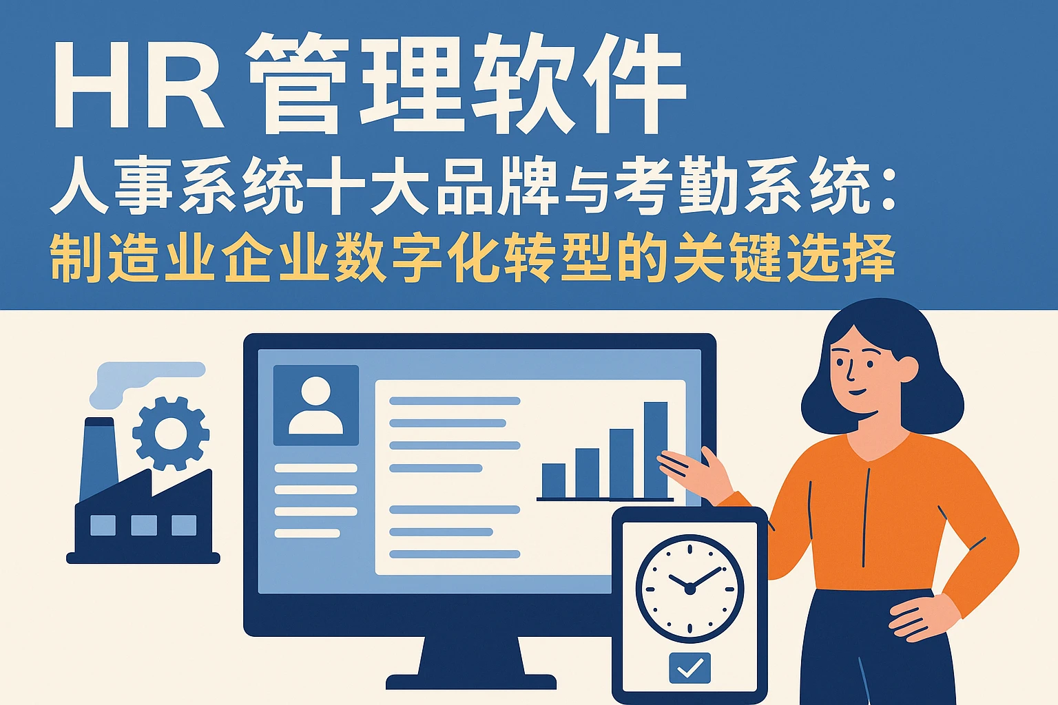 HR管理软件、人事系统十大品牌与考勤系统：制造业企业数字化转型的关键选择