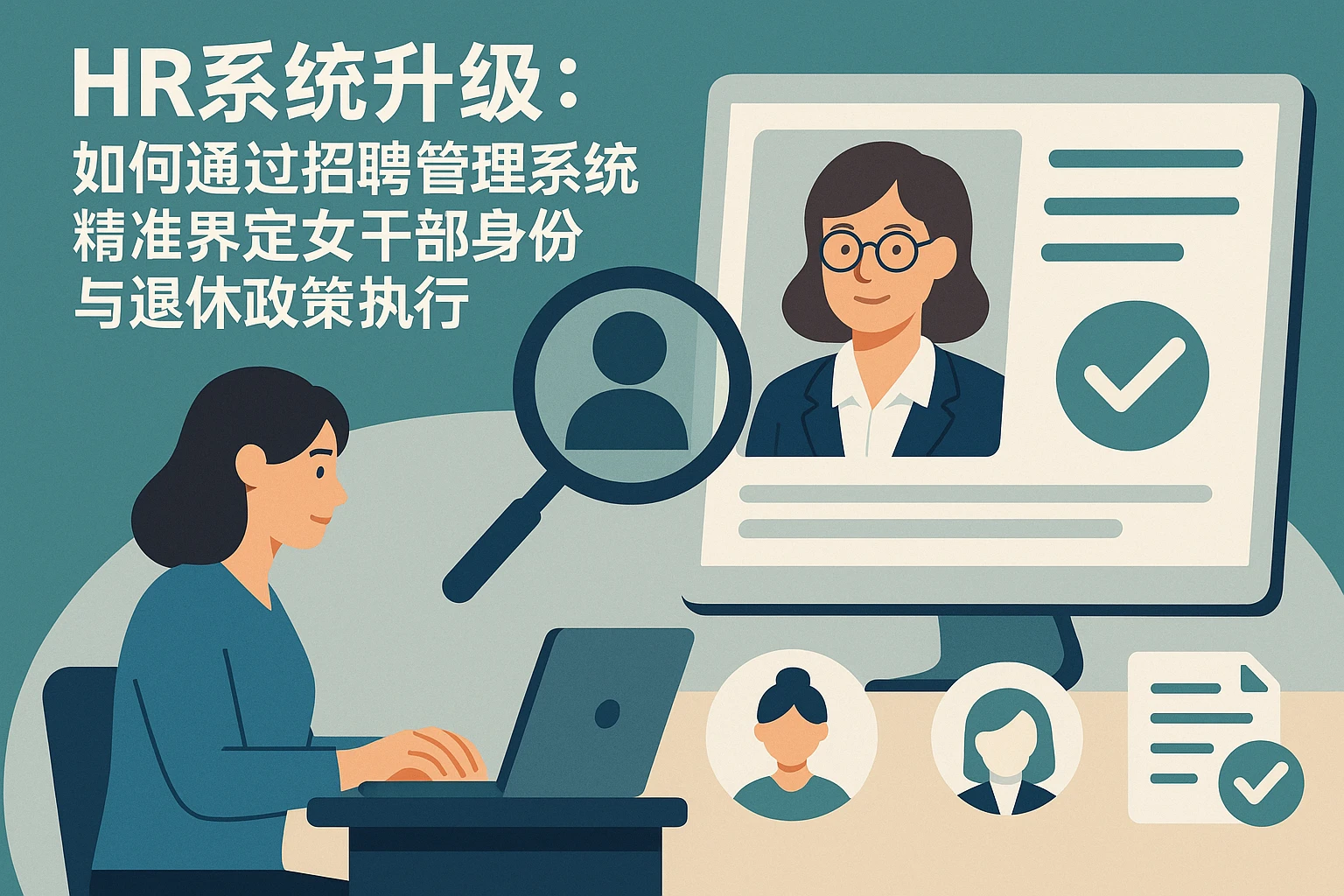 HR系统升级：如何通过招聘管理系统精准界定女干部身份与退休政策执行