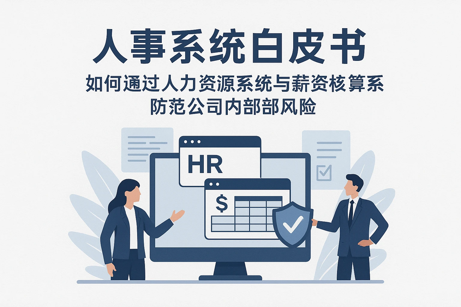 人事系统白皮书:如何通过人力资源系统与薪资核算系统防范公司内部风险
