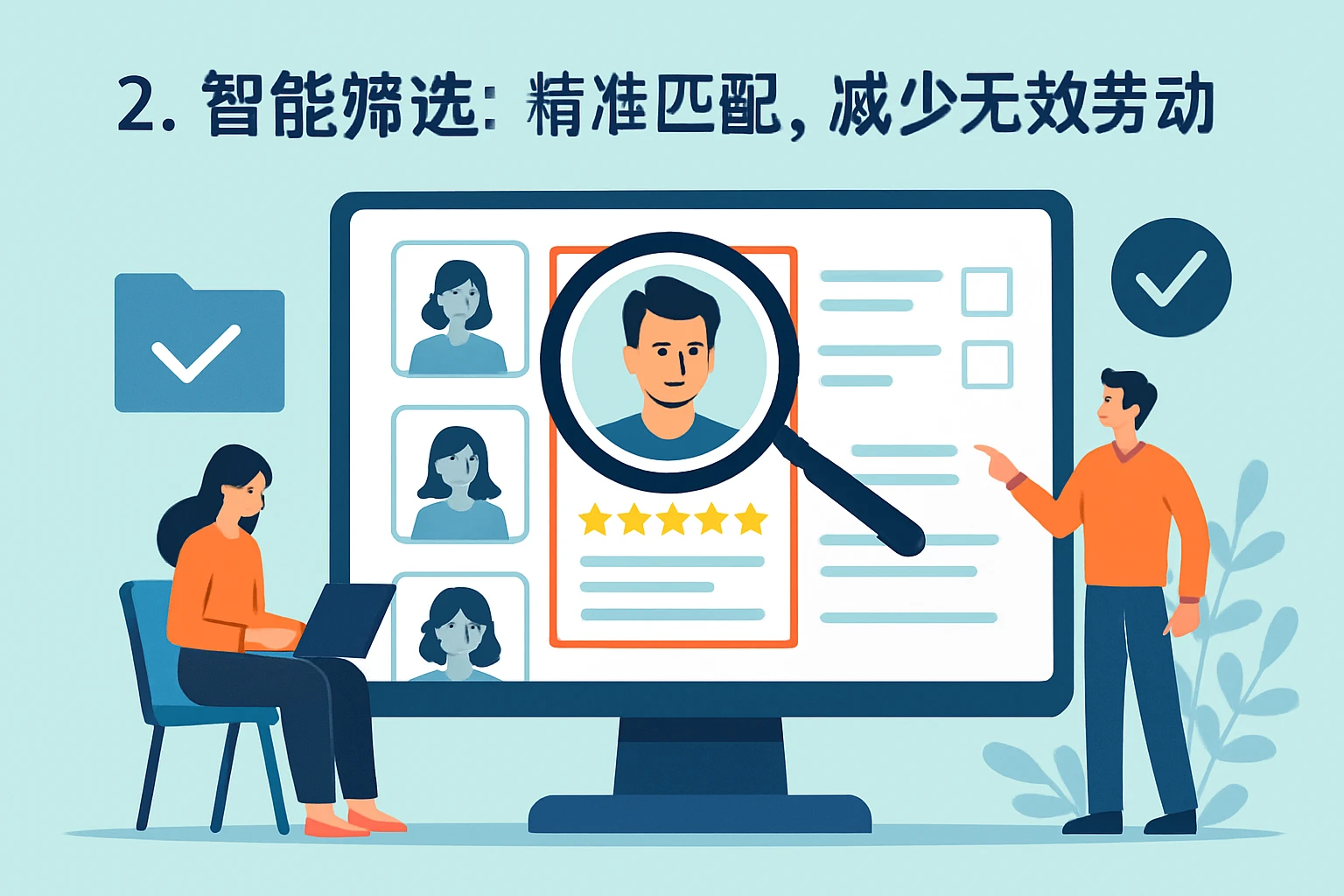 2. 智能筛选：精准匹配，减少无效劳动