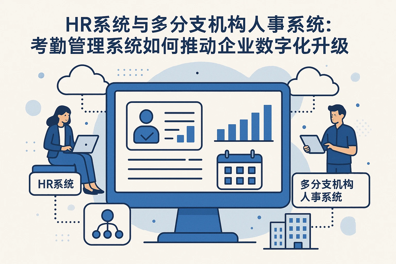 人力资源系统与多分支机构人事系统:考勤管理系统如何推动企业数字化升级