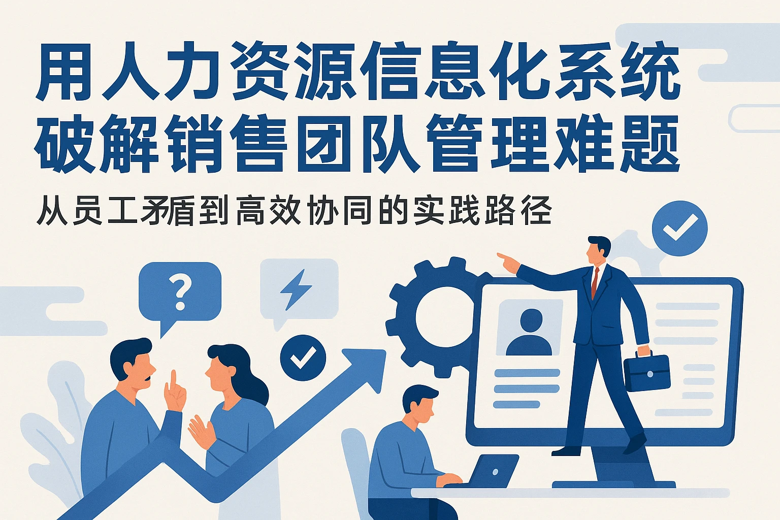 用人力资源信息化系统破解销售团队管理难题——从员工矛盾到高效协同的实践路径