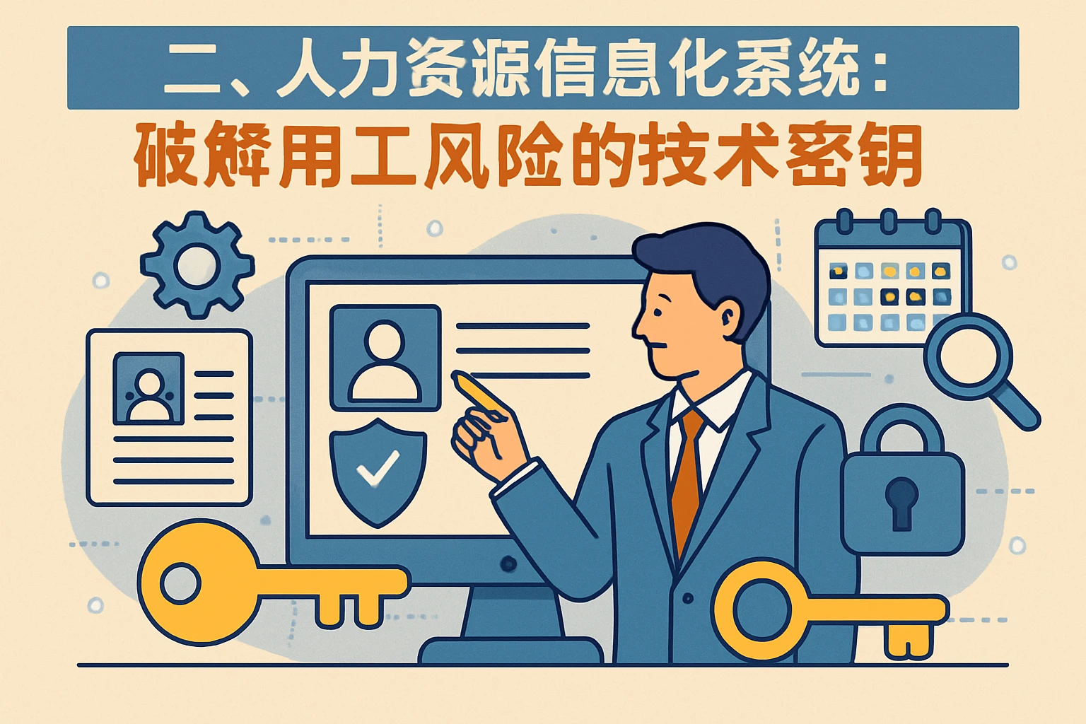 二、人力资源信息化系统:破解用工风险的技术密钥