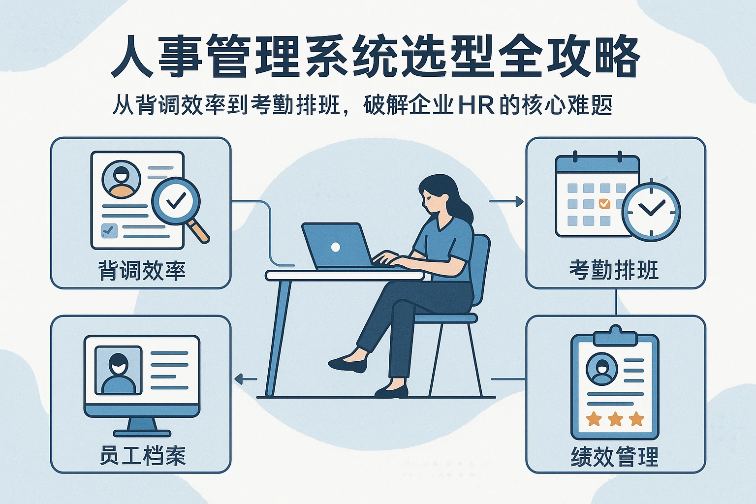 人事管理系统选型全攻略:从背调效率到考勤排班,破解企业HR的核心难题