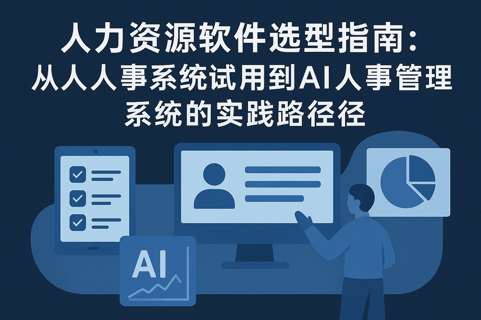 人力资源软件选型指南：从人事系统试用到AI人事管理系统的实践路径