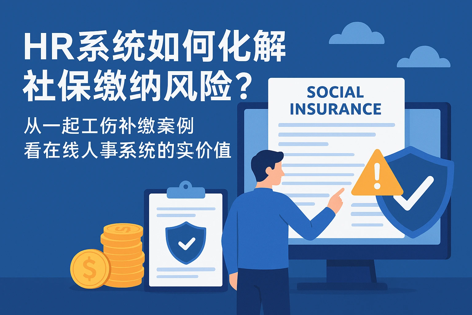 HR系统如何化解社保缴纳风险？从一起工伤补缴案例看在线人事系统的实战价值