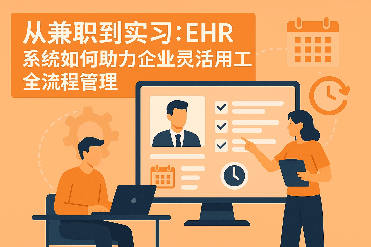 从兼职到实习：EHR系统如何助力企业灵活用工全流程管理