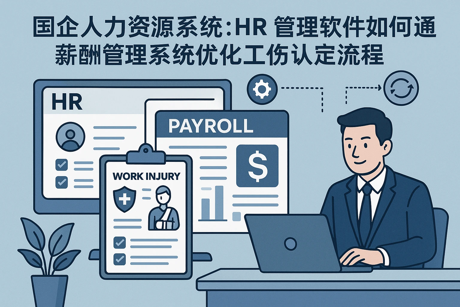 国企人力资源系统：HR管理软件如何通过薪酬管理系统优化工伤认定流程