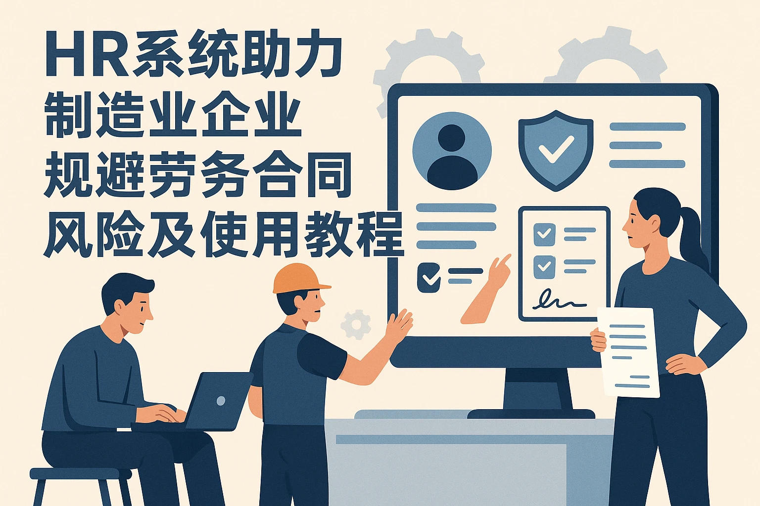 HR系统助力制造业企业规避劳务合同风险及使用教程