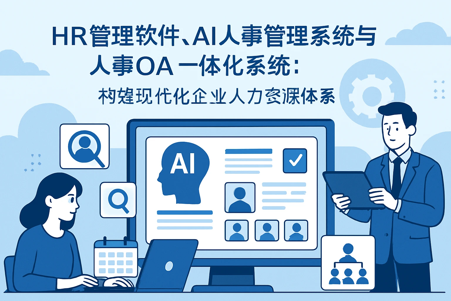 HR管理软件、AI人事管理系统与人事OA一体化系统：构建现代化企业人力资源体系