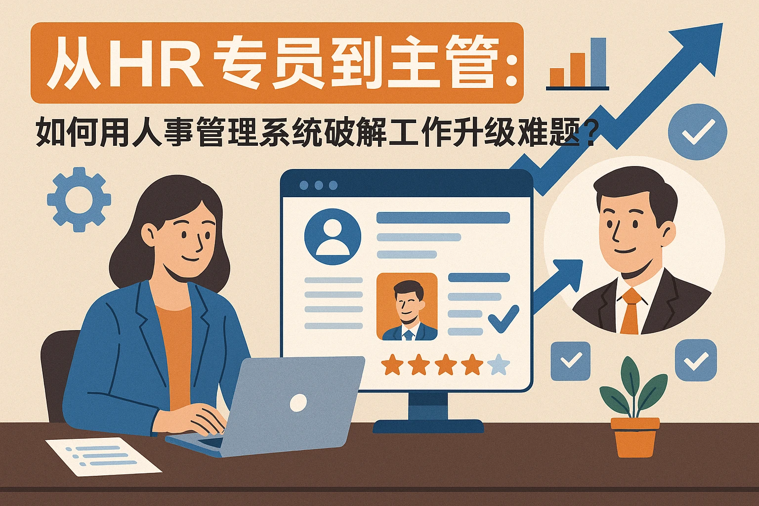 从HR专员到主管:如何用人事管理系统破解工作升级难题?