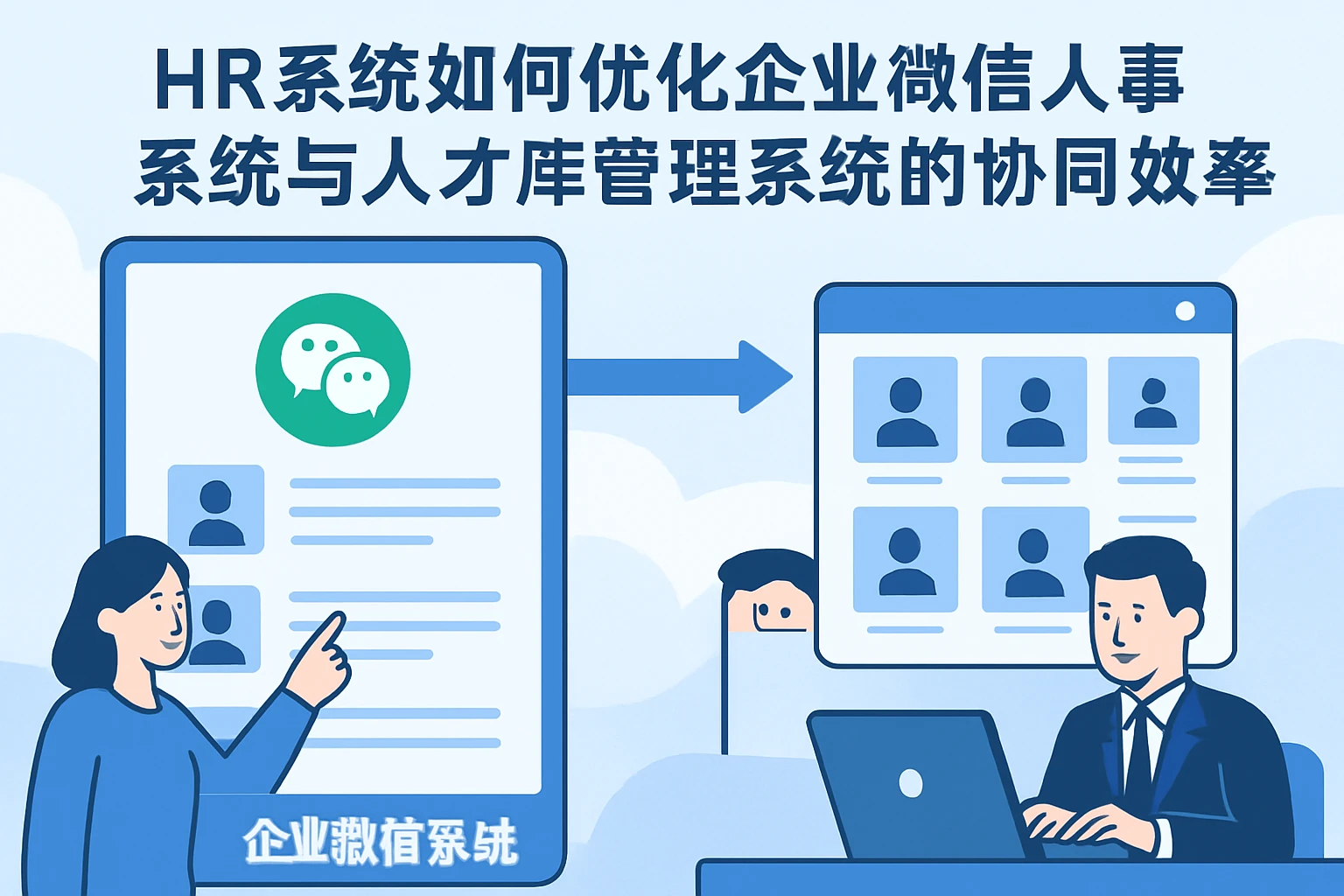 HR系统如何优化企业微信人事系统与人才库管理系统的协同效率