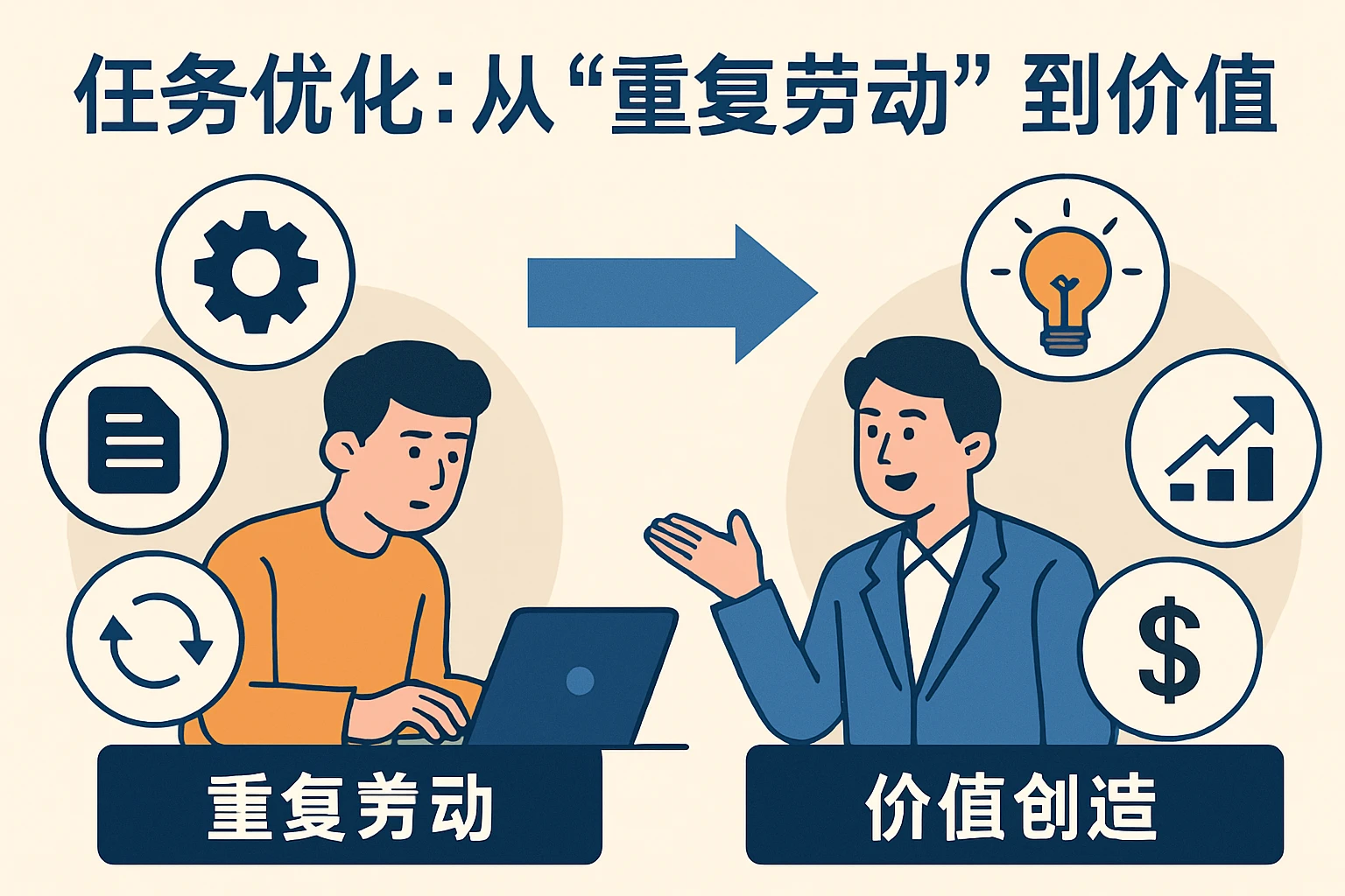2. 任务优化：从“重复劳动”到“价值创造”