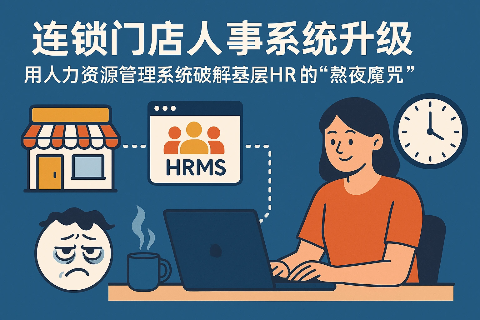 连锁门店人事系统升级:用人力资源管理系统破解基层HR的“熬夜魔咒”