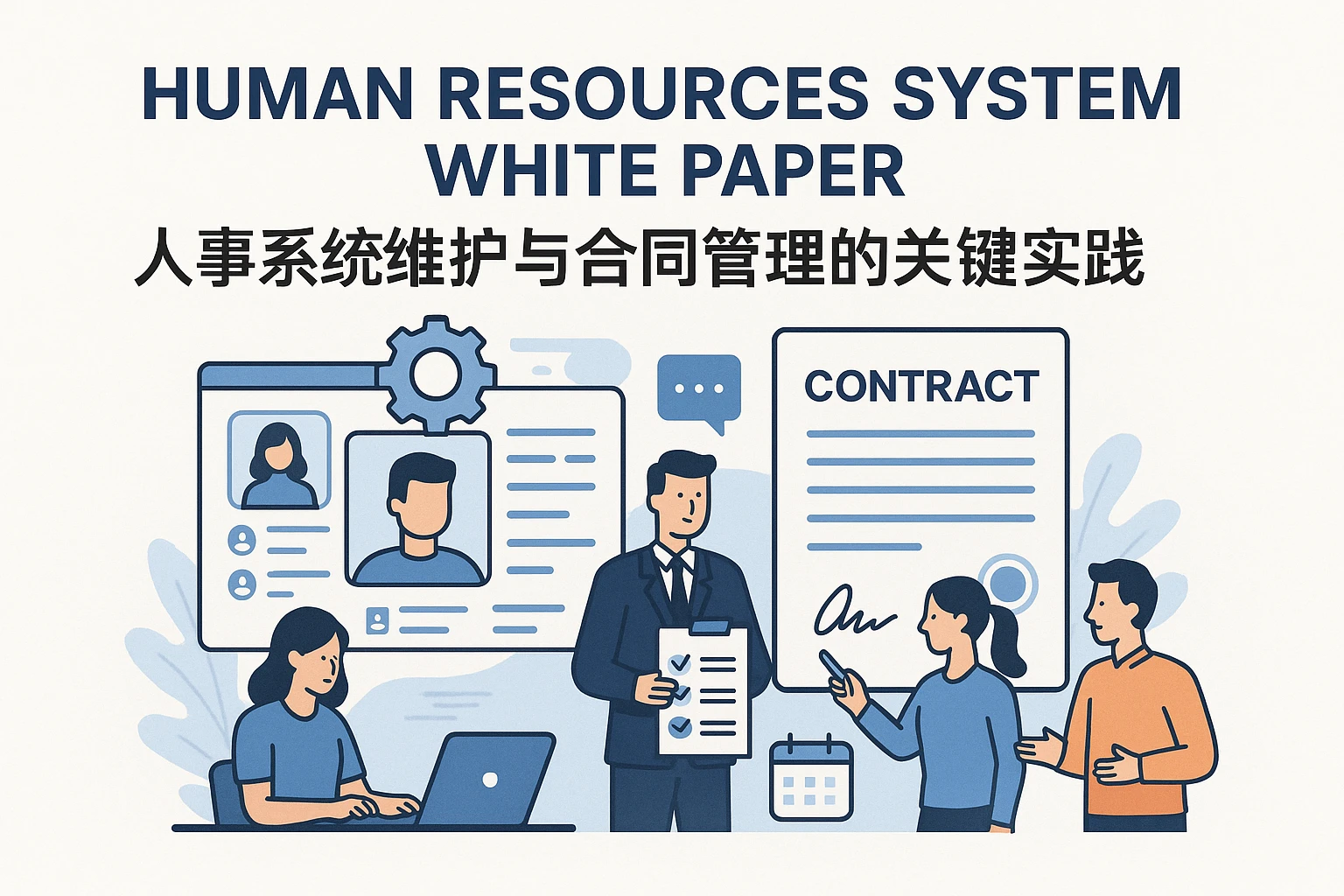 人力资源系统白皮书：人事系统维护与合同管理的关键实践