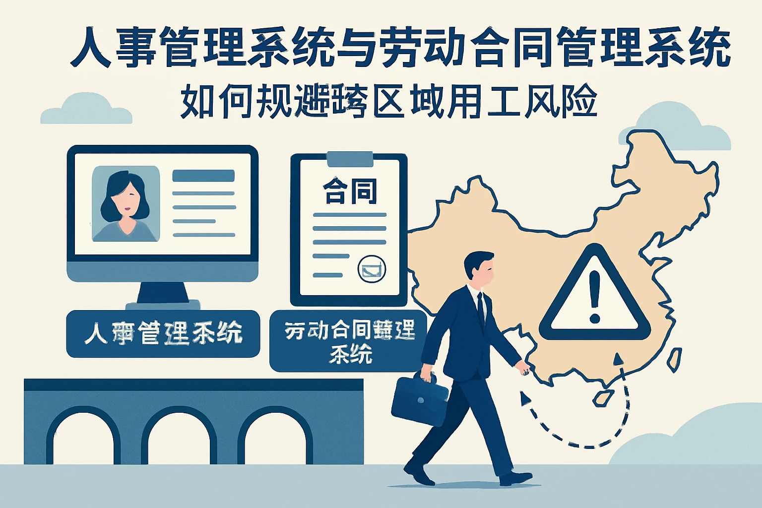 人事管理系统与劳动合同管理系统如何规避跨区域用工风险