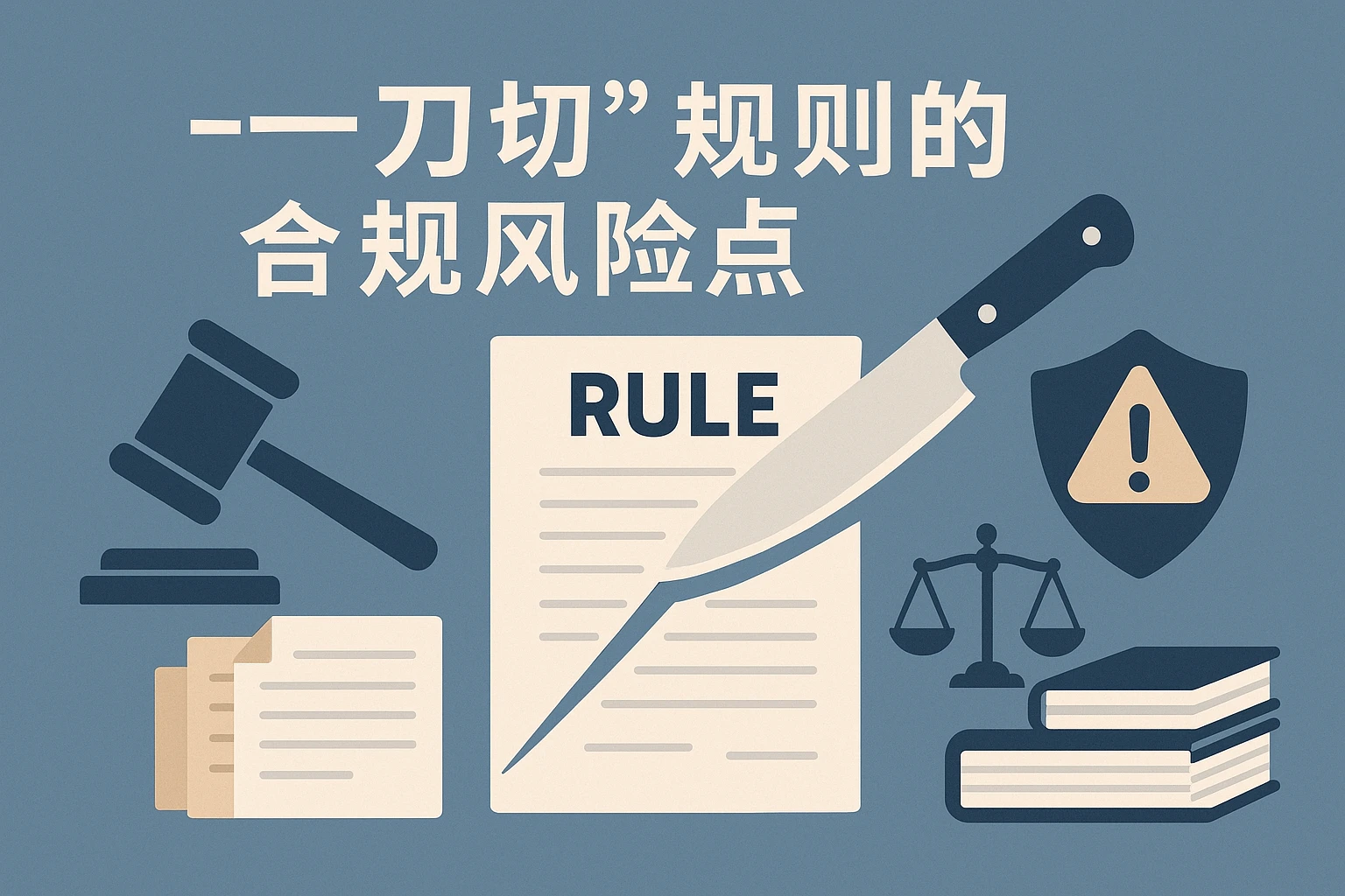 2. “一刀切”规则的合规风险点