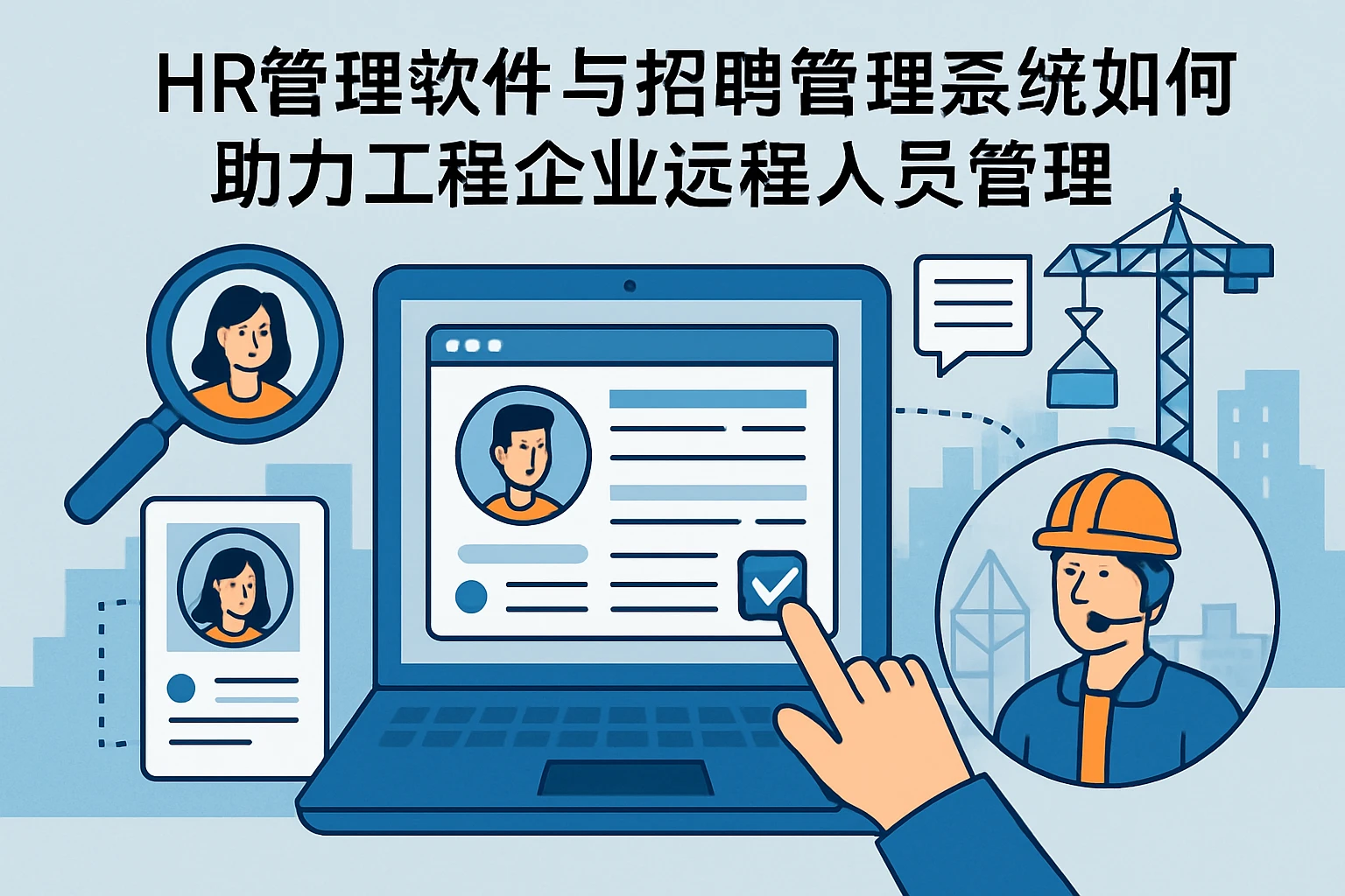 HR管理软件与招聘管理系统如何助力工程企业远程人员管理