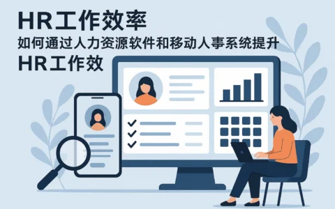 如何通过人力资源软件和移动人事系统提升HR工作效率
