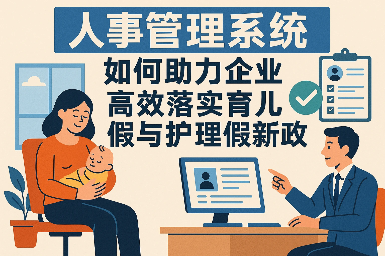 人事管理系统如何助力企业高效落实育儿假与护理假新政