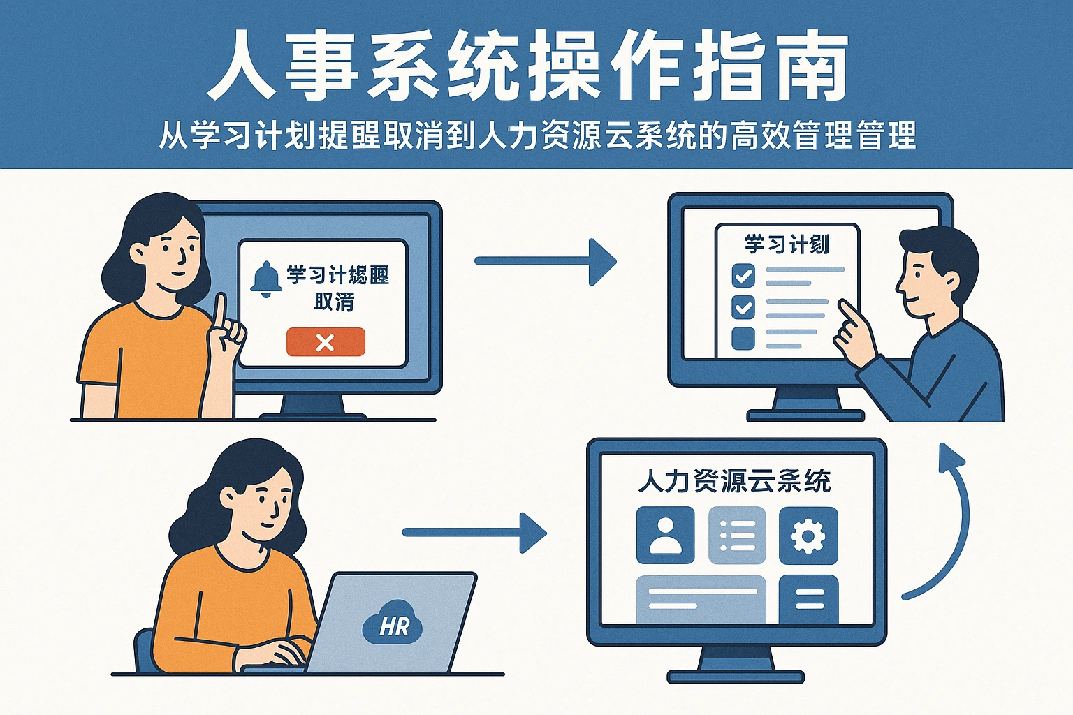 人事系统操作指南:从学习计划提醒取消到人力资源云系统的高效管理