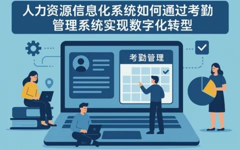 人力资源信息化系统如何通过考勤管理系统实现数字化转型