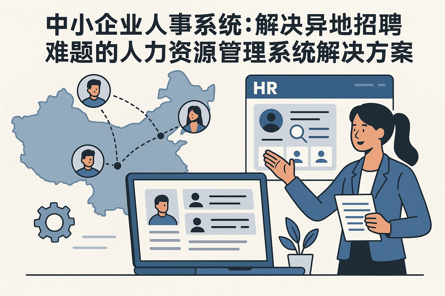 中小企业人事系统：解决异地招聘难题的人力资源管理系统解决方案
