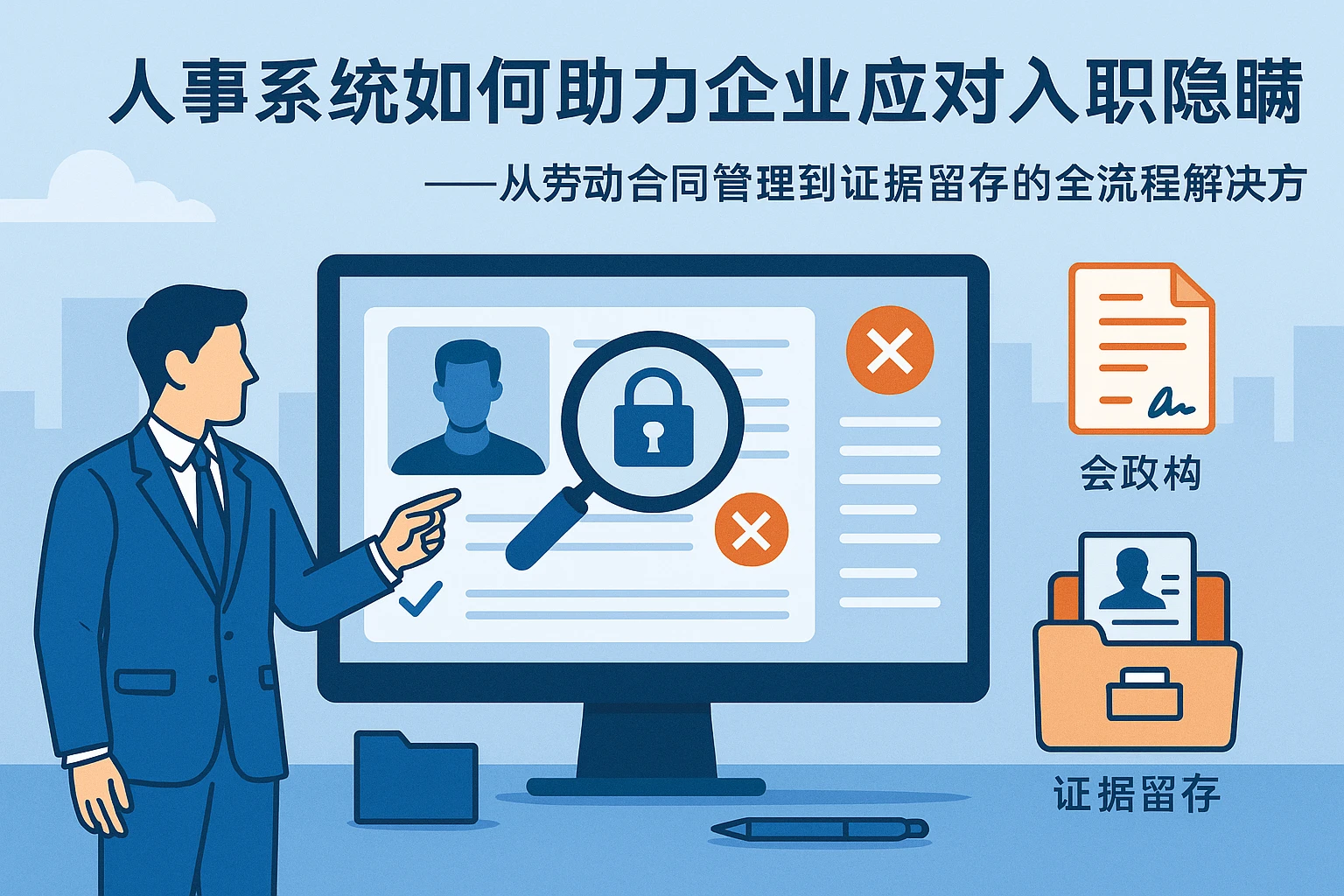 人事系统如何助力企业应对入职隐瞒纠纷？——从劳动合同管理到证据留存的全流程解决方案