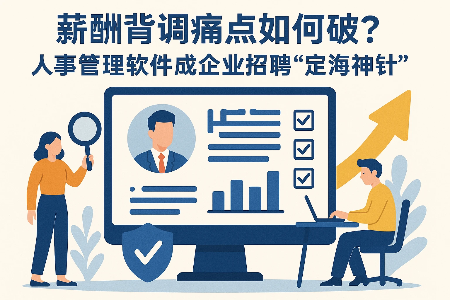 薪酬背调痛点如何破？人事管理软件成企业招聘“定海神针”