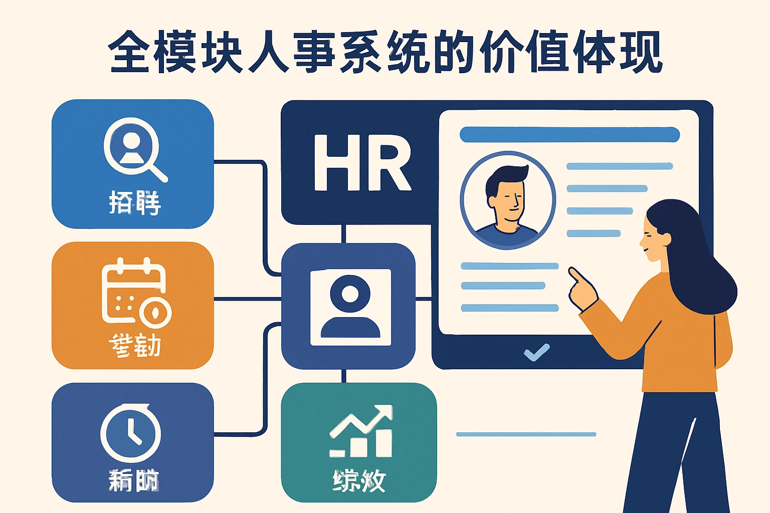 全模块人事系统的价值体现