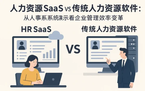 人力资源SaaS vs 传统人力资源软件：从人事系统演示看企业管理效率变革