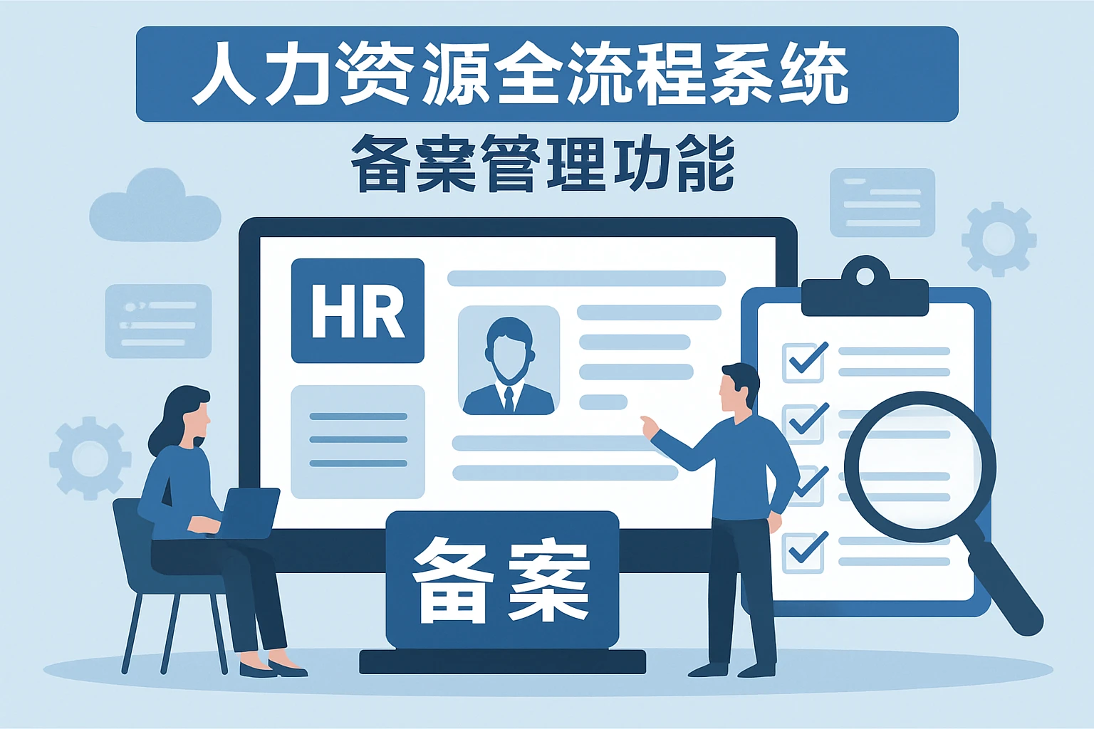 人力资源全流程系统的备案管理功能