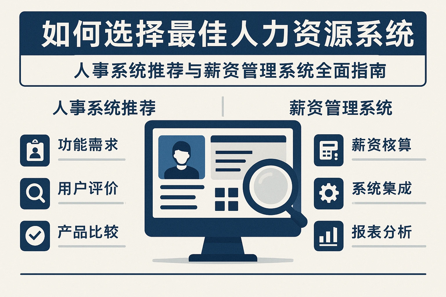 如何选择最佳人力资源系统：人事系统推荐与薪资管理系统全面指南