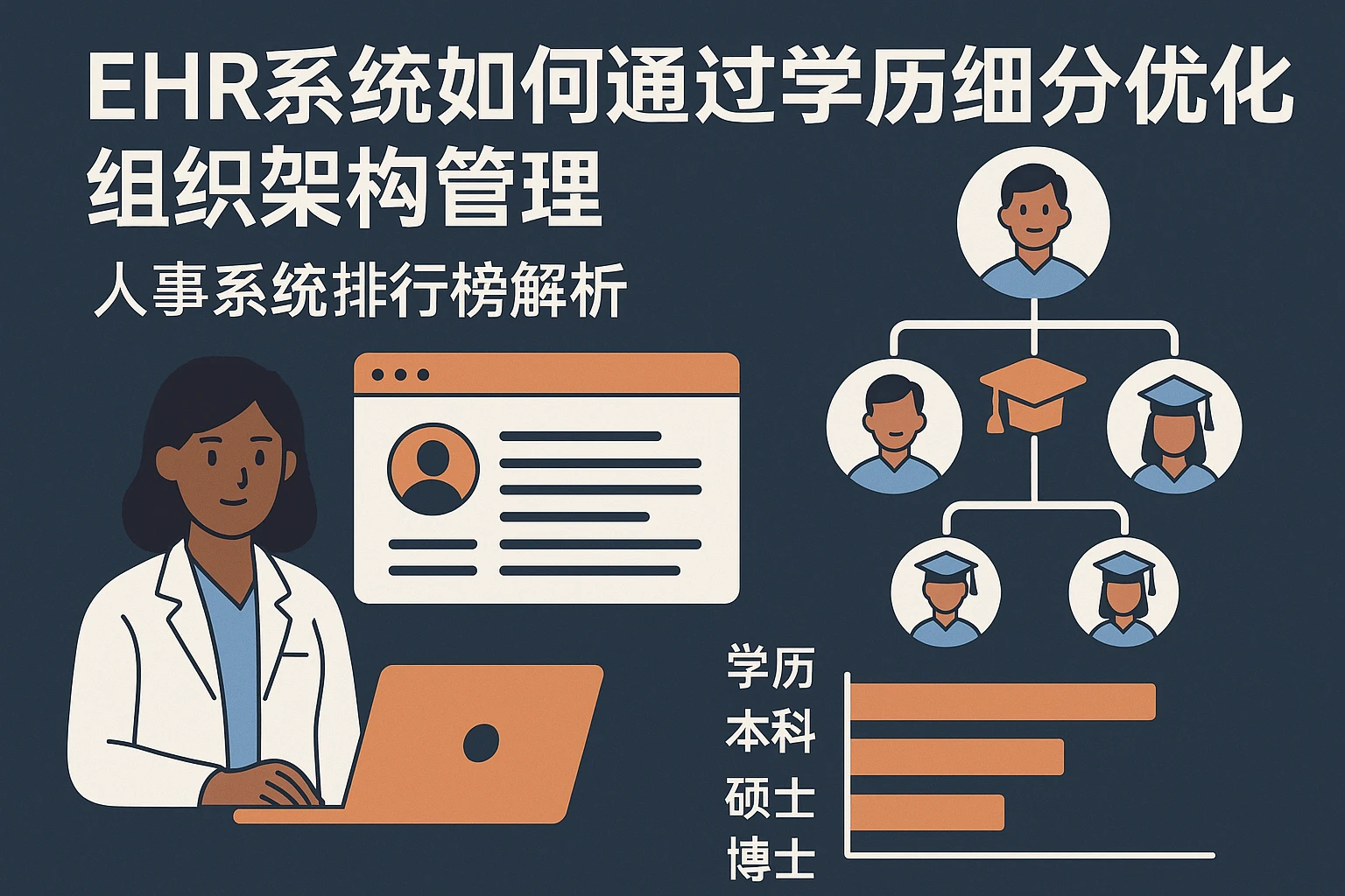 EHR系统如何通过学历细分优化组织架构管理：人事系统排行榜解析