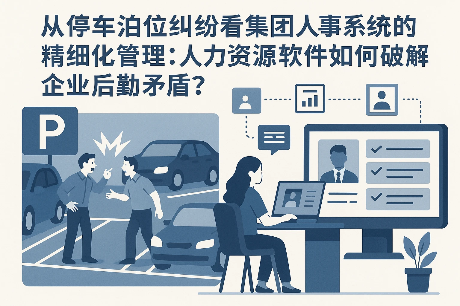 从停车泊位纠纷看集团人事系统的精细化管理：人力资源软件如何破解企业后勤矛盾？