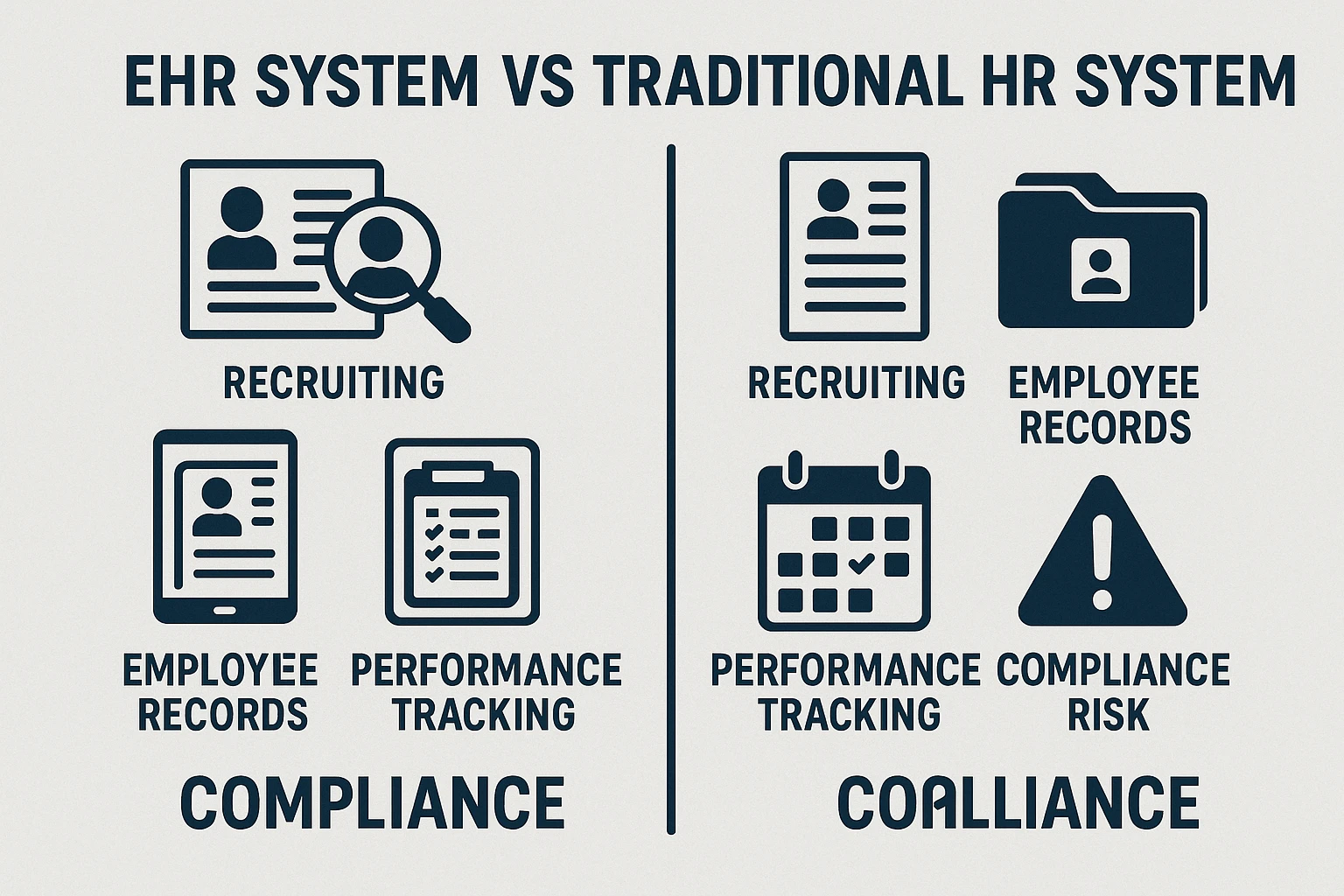 EHR系统与传统人事系统对比：从招聘管理到合规风险的全流程优化