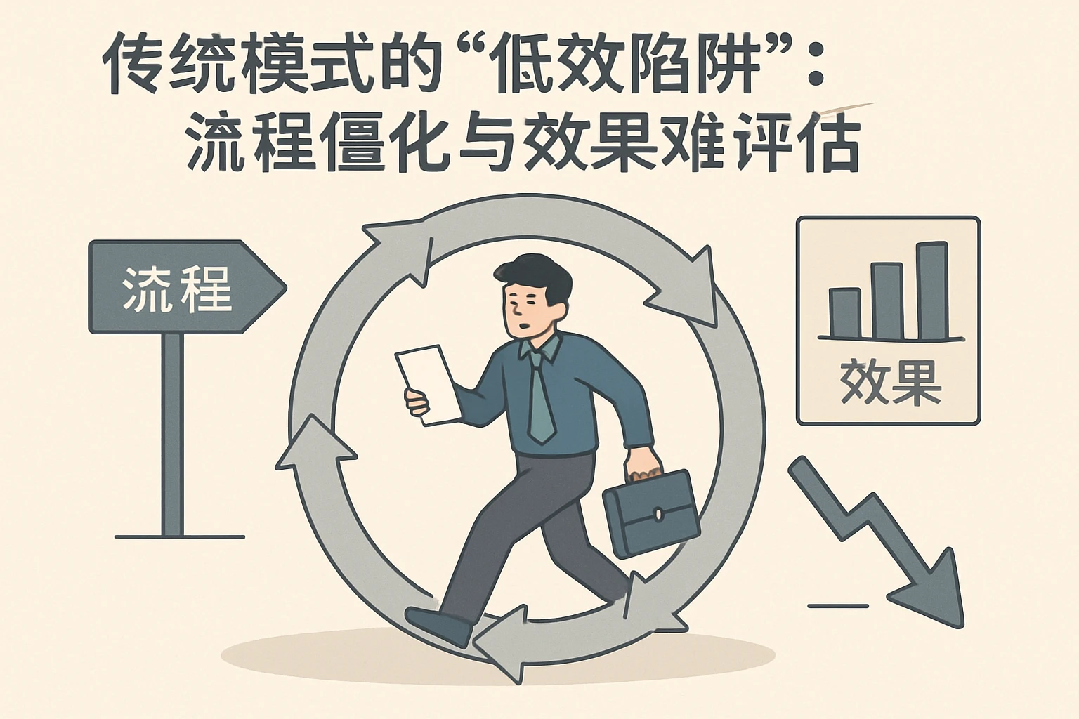 2. 传统模式的“低效陷阱”：流程僵化与效果难评估