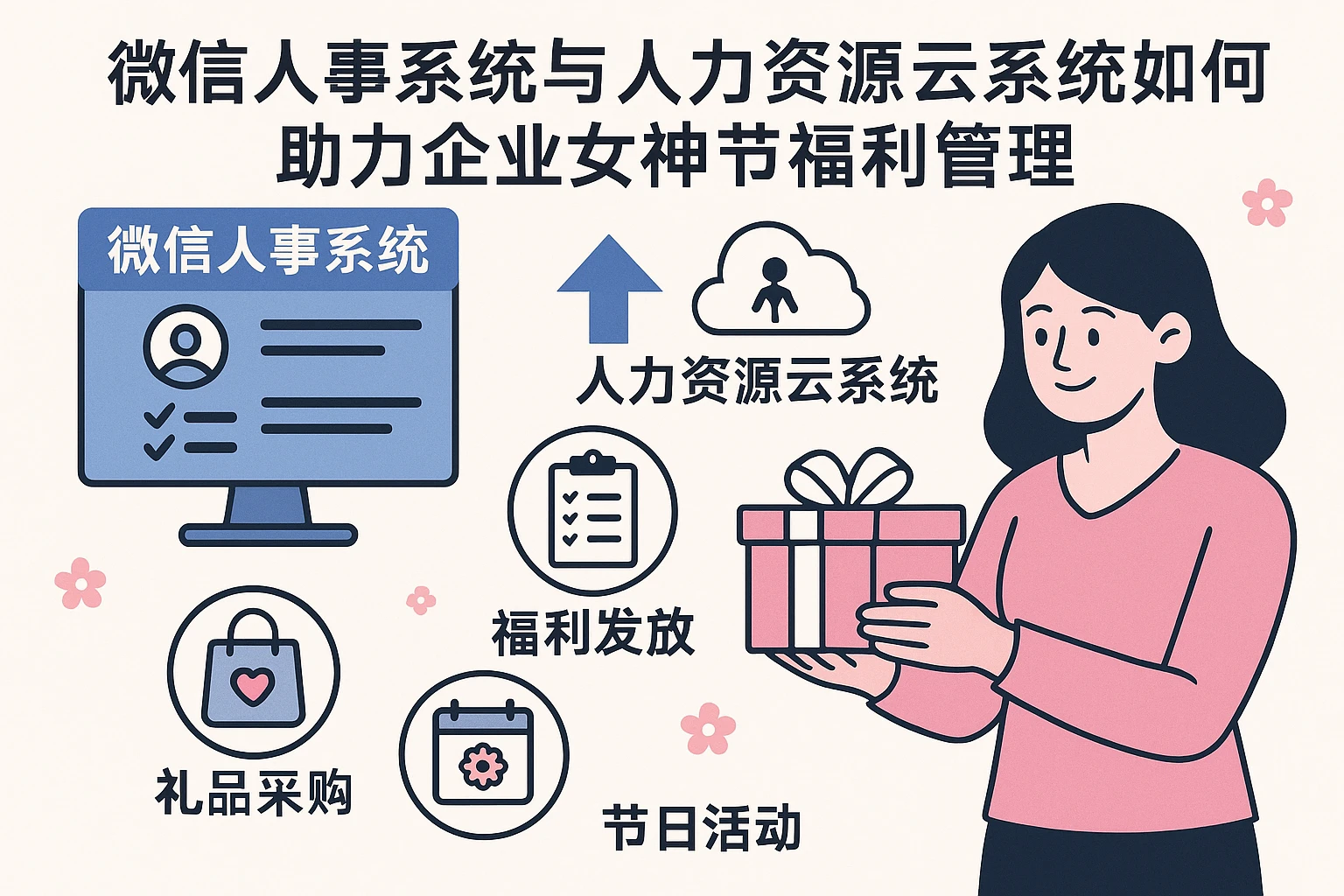 微信人事系统与人力资源云系统如何助力企业女神节福利管理