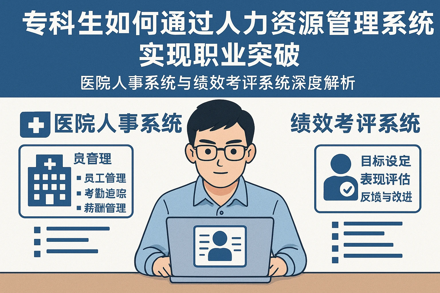 专科生如何通过人力资源管理系统实现职业突破:医院人事系统与绩效考评系统深度解析