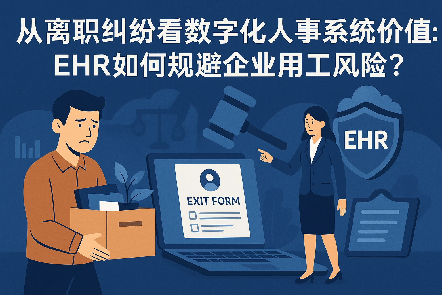 从离职纠纷看数字化人事系统价值：EHR如何规避企业用工风险？
