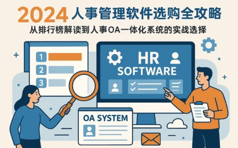 2024人事管理软件选购全攻略：从排行榜解读到人事OA一体化系统的实战选择