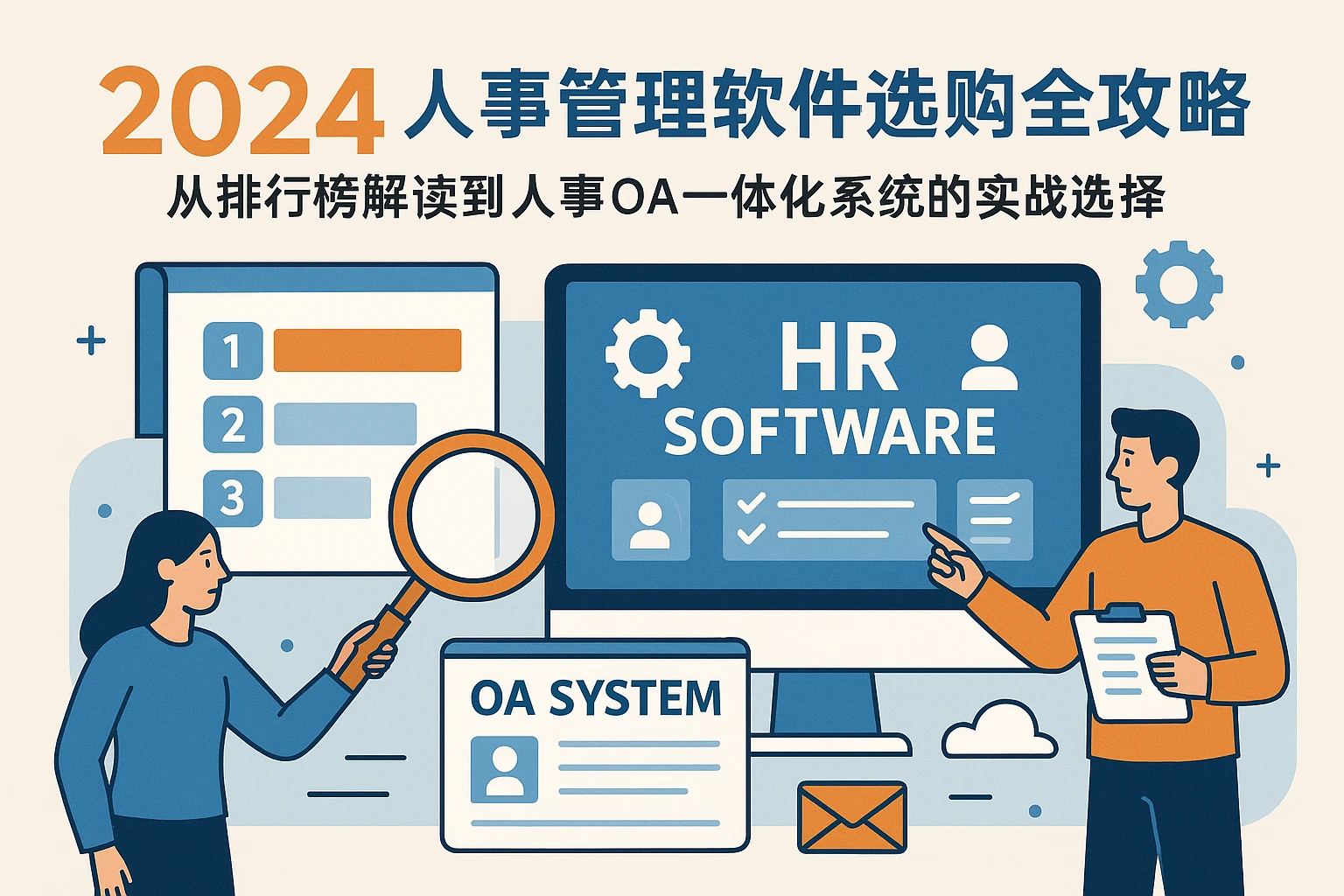 2024人事管理软件选购全攻略：从排行榜解读到人事OA一体化系统的实战选择
