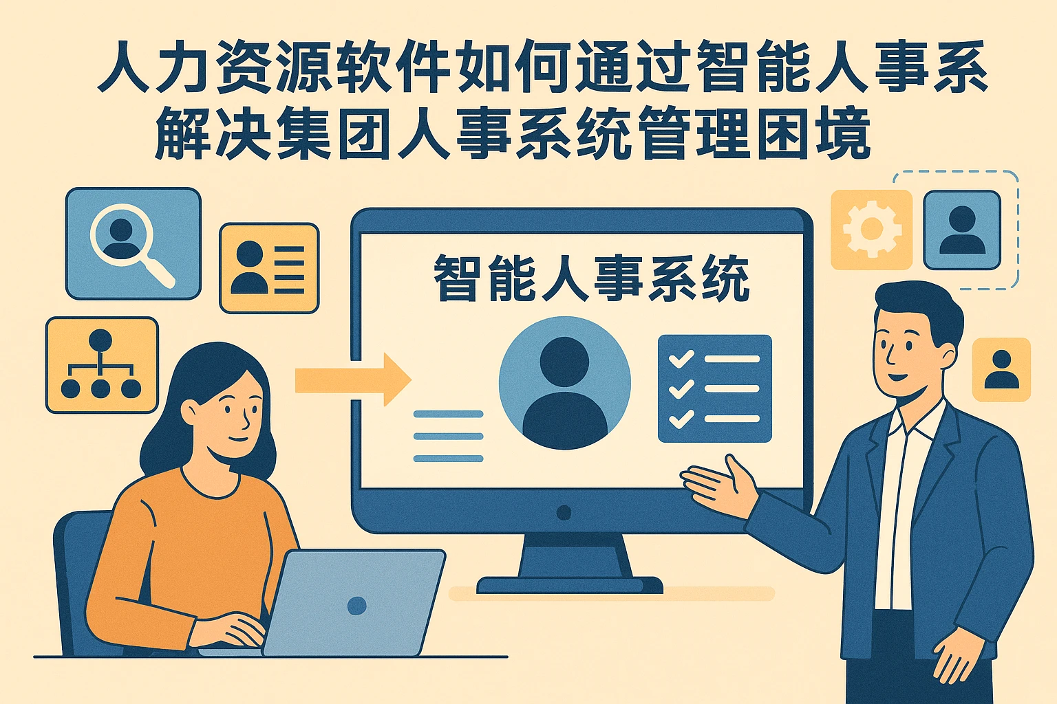 人力资源软件如何通过智能人事系统解决集团人事系统管理困境