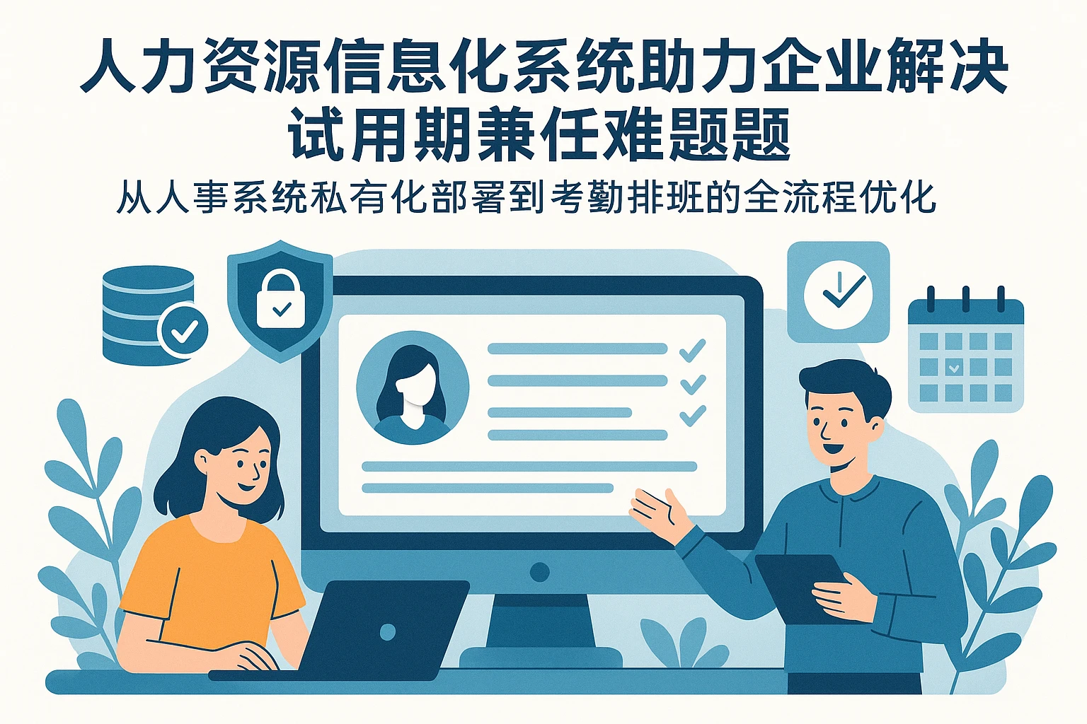 人力资源信息化系统助力企业解决试用期兼任难题——从人事系统私有化部署到考勤排班的全流程优化