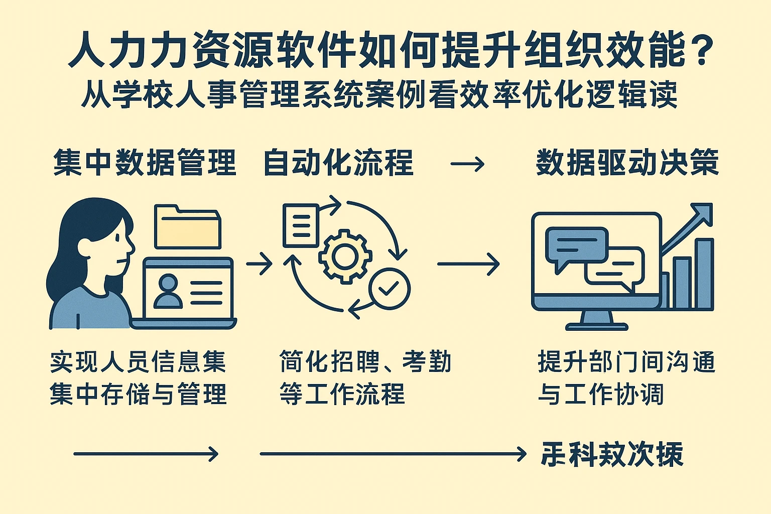 人力资源软件如何提升组织效能?从学校人事管理系统案例看效率优化逻辑