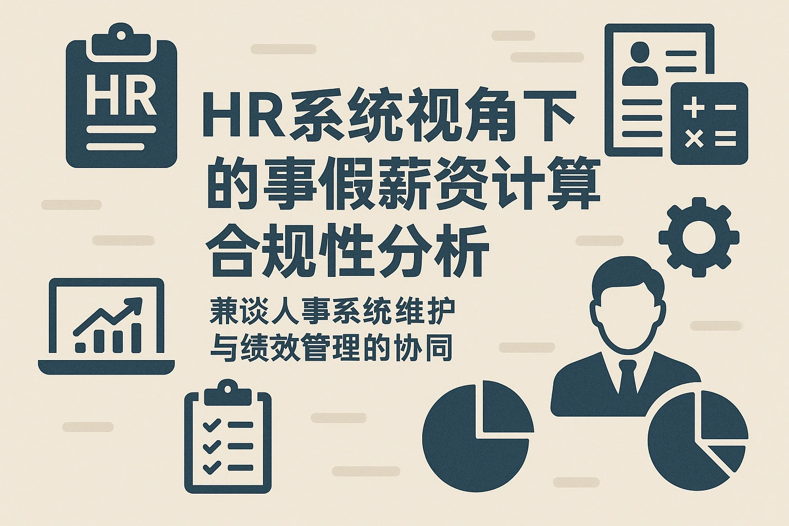 HR系统视角下的事假薪资计算合规性分析——兼谈人事系统维护与绩效管理的协同