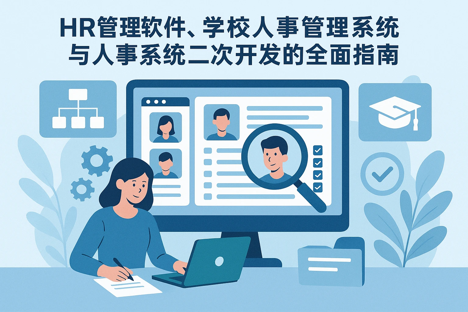 HR管理软件、学校人事管理系统与人事系统二次开发的全面指南